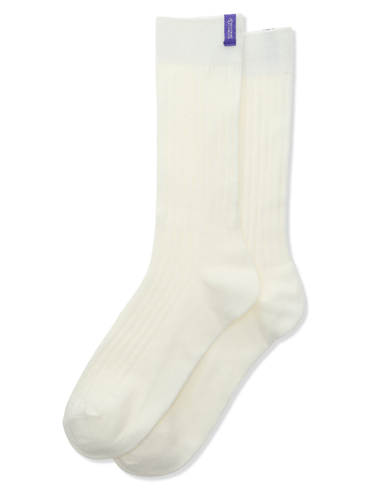 【6月20日発売】COVEROSS®LIGHT リブソックス(men) (オフホワイト)