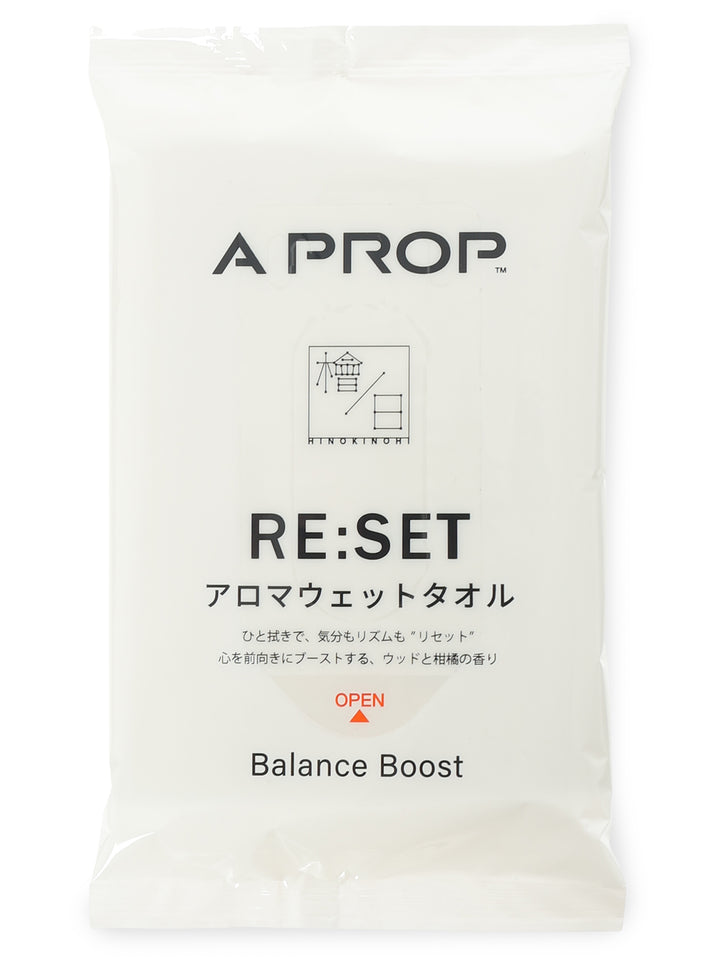 RE:SET アロマウェットタオル
