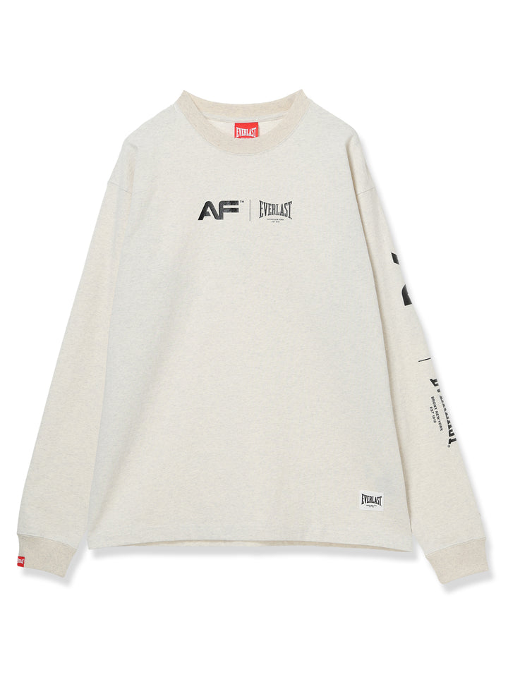 AF×EVERLAST L/S BIG TEE (オートミール)