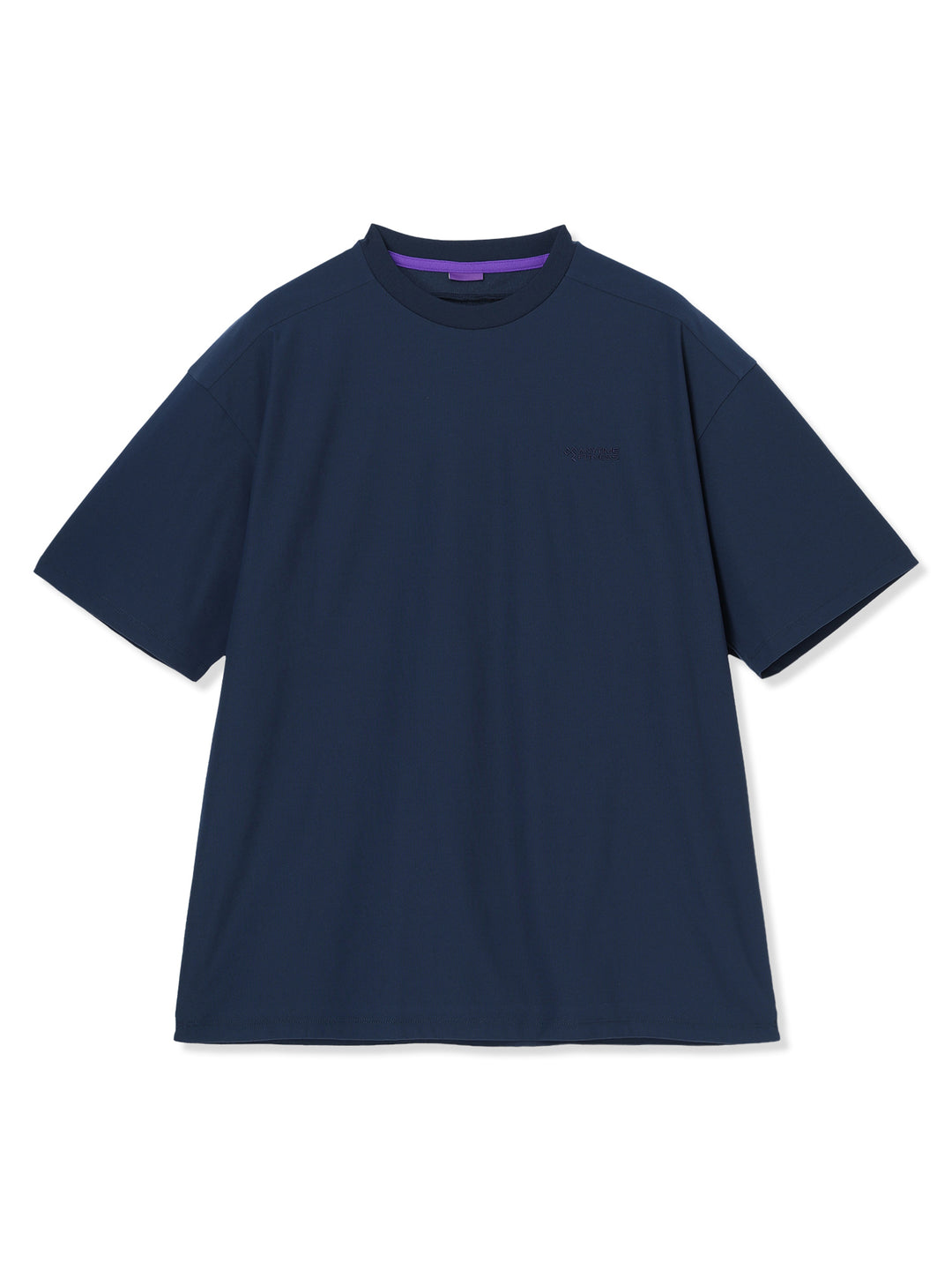 リブネックTシャツ