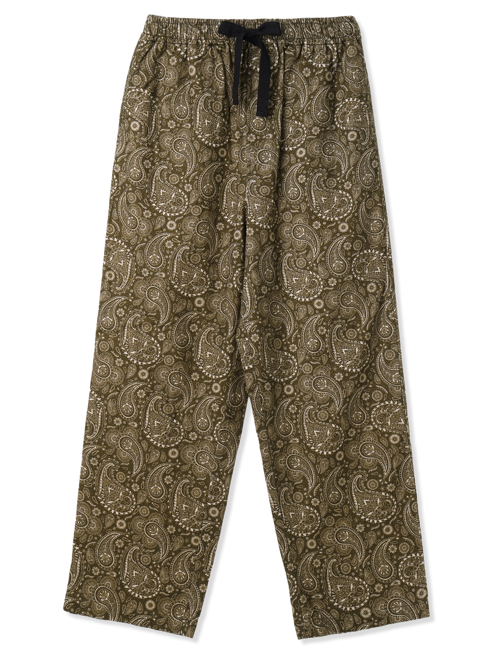 sportswear別注ペイズリーネルパンツ (オリーブ)