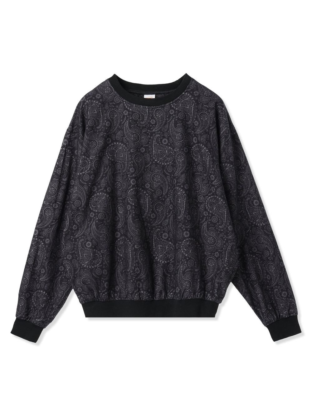 sportswear別注ペイズリーネルプルオーバー (ネイビー)