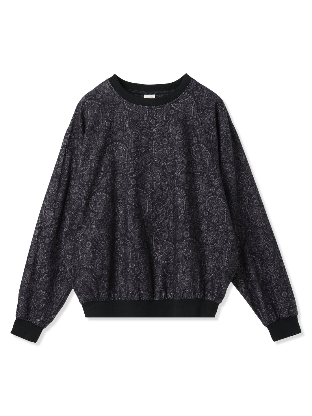 sportswear別注ペイズリーネルプルオーバー (ネイビー)