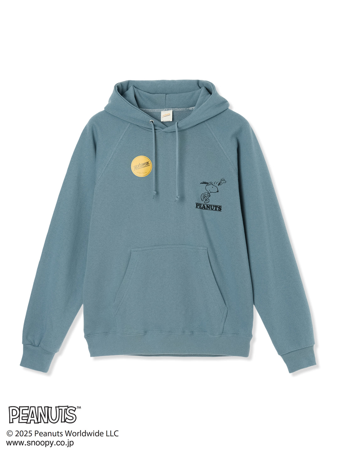 sportswear×PEANUTS別注フーディー (ブルーグレー)