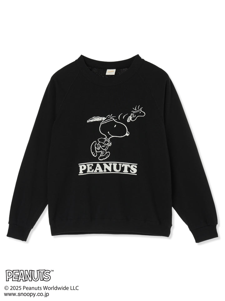 sportswear×PEANUTS別注クルースウェット (ブラック)