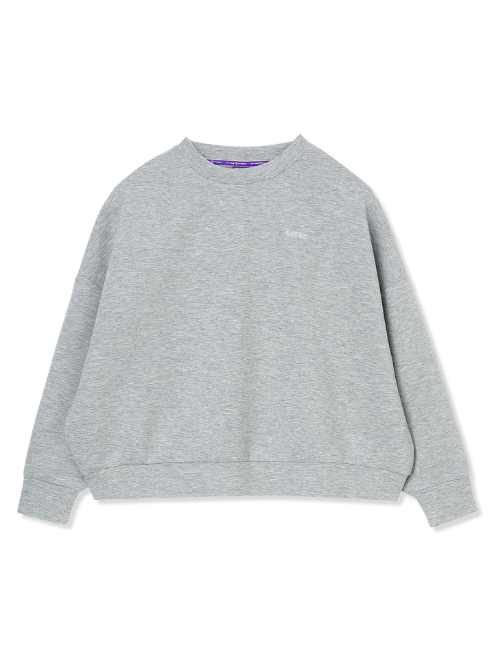 DROP SHOULDER PULL OVER (杢グレー)