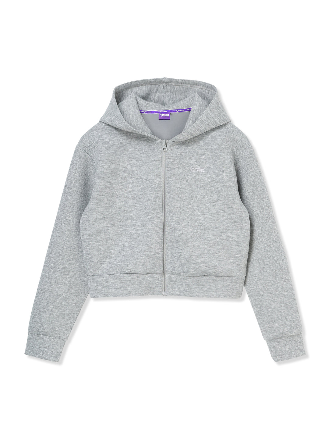 ZIP UP SHORT HOODIE (杢グレー)