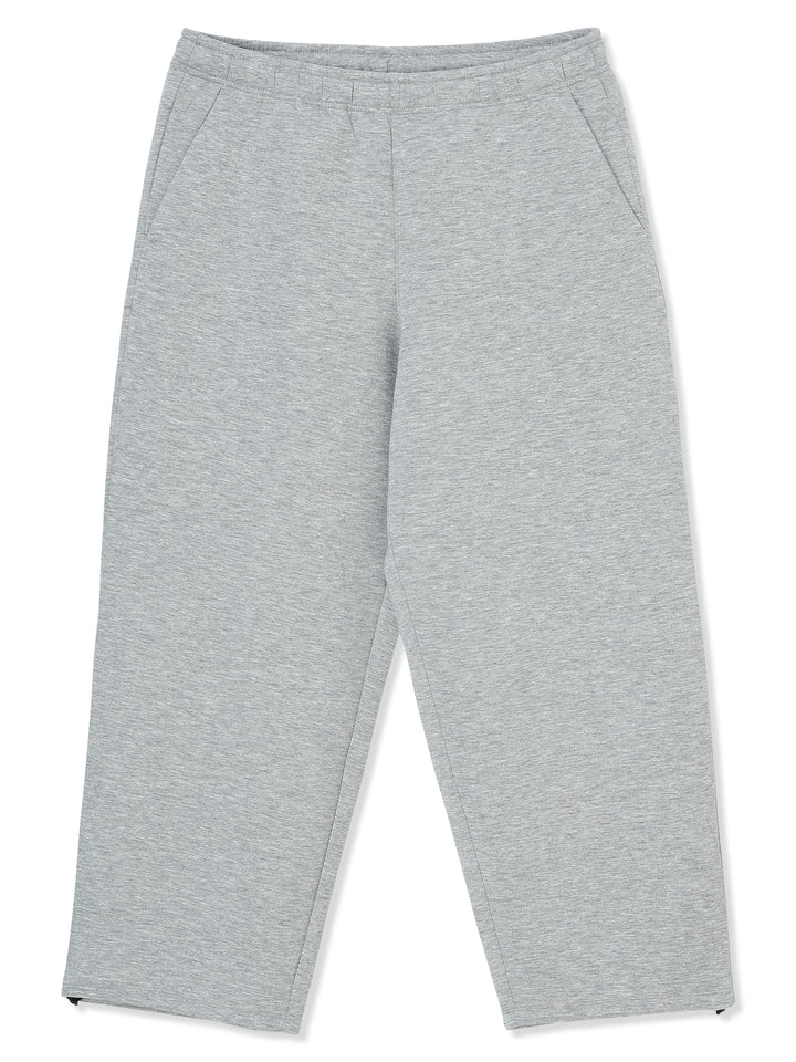 SMOOTH WIDE PANTS (杢グレー)