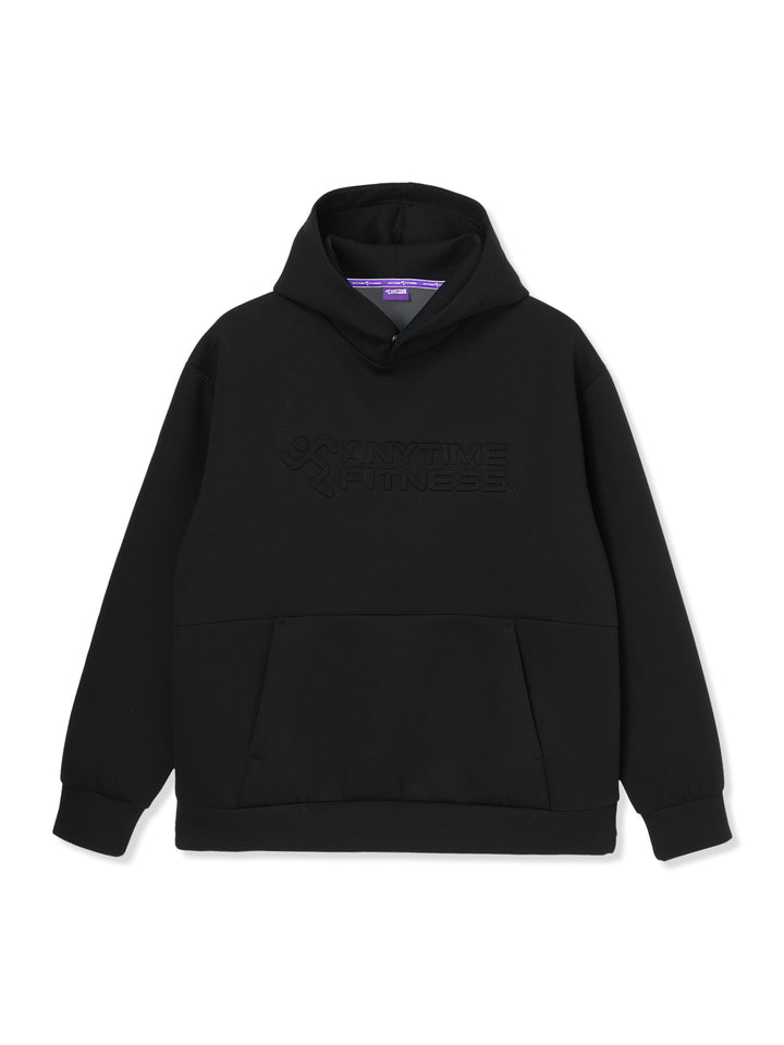 EMBOSS LOGO HOODIE (ブラック)