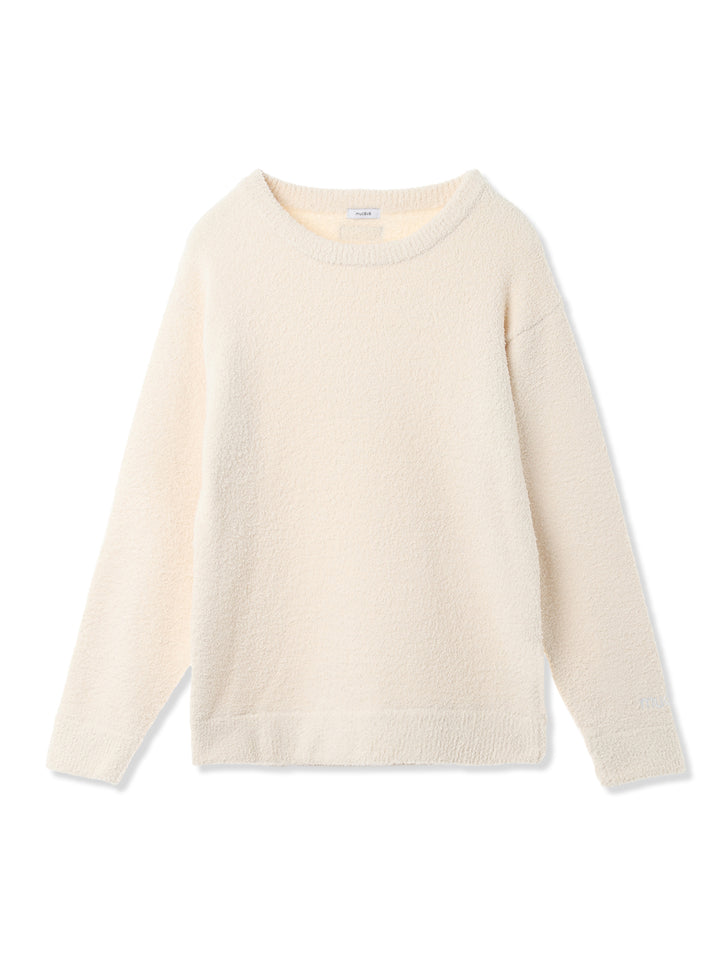 モールニットプルオーバー(women) (ライトベージュ)