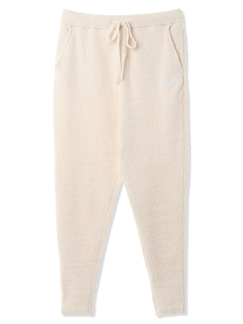 mucava × ANYTIME FITNESS モールニットジョガーパンツ【LADIES】 (ライトベージュ)