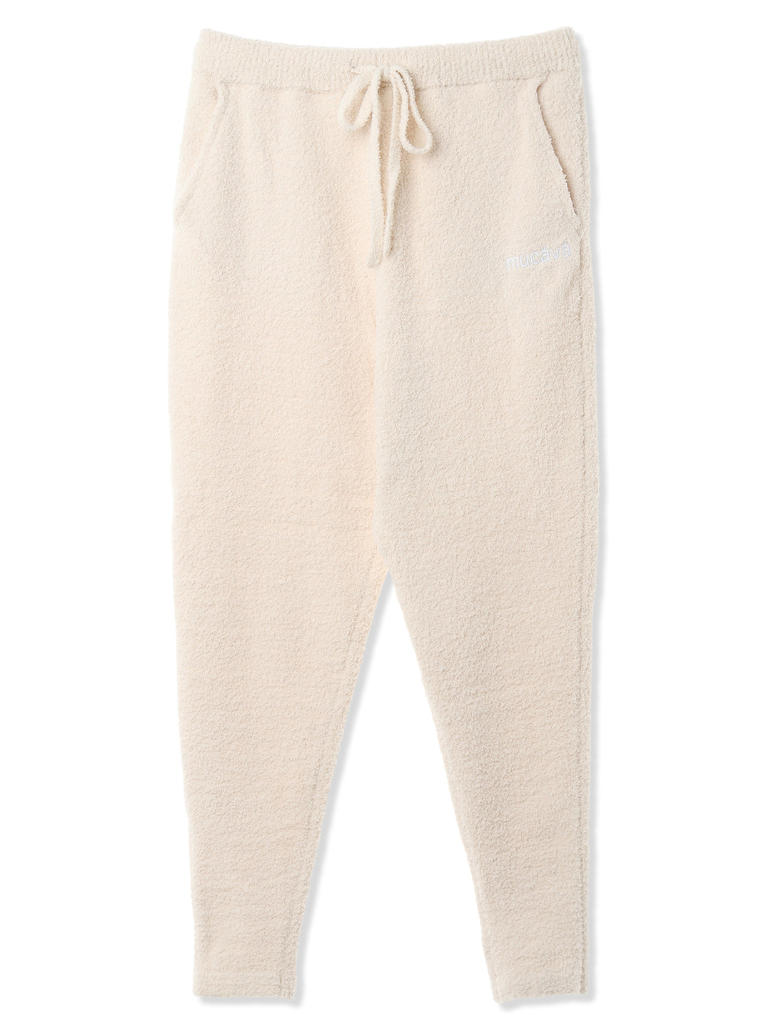 mucava × ANYTIME FITNESS モールニットジョガーパンツ【LADIES】 (ライトベージュ)