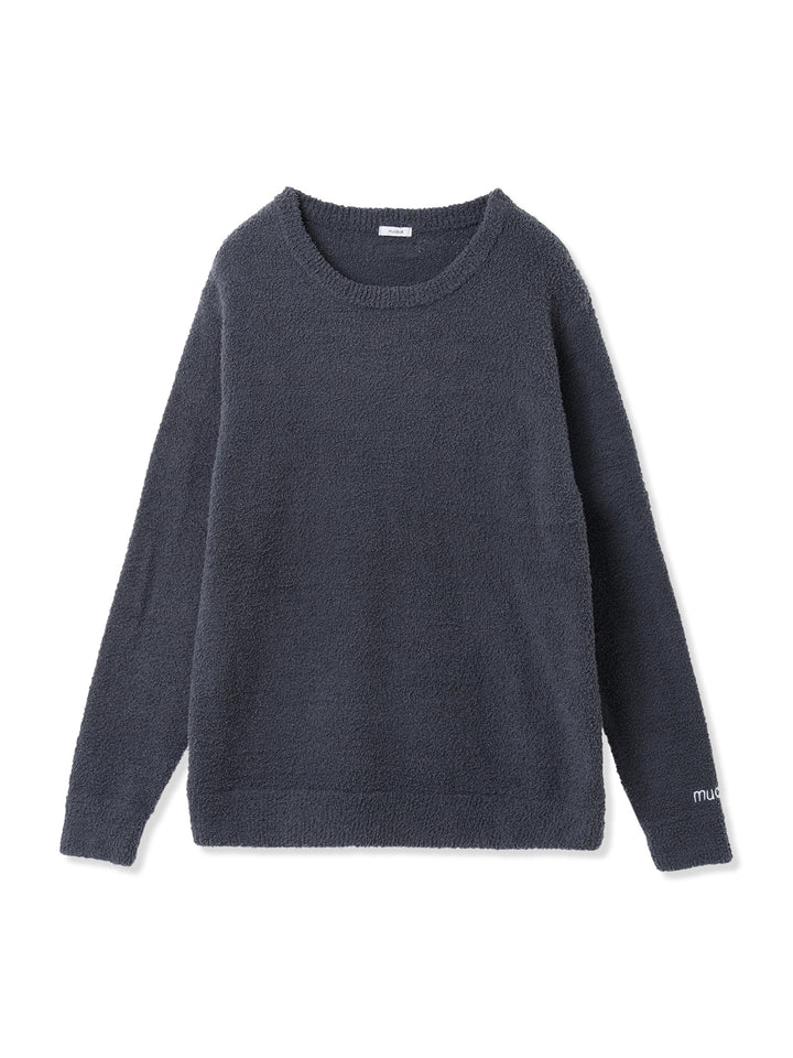 モールニットプルオーバー(men) (チャコール)