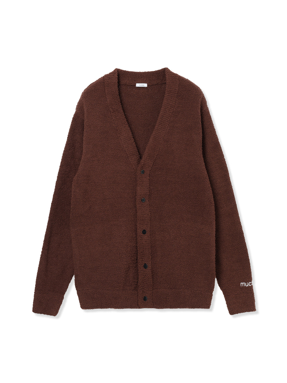 モールニットカーディガン (ブラウン)