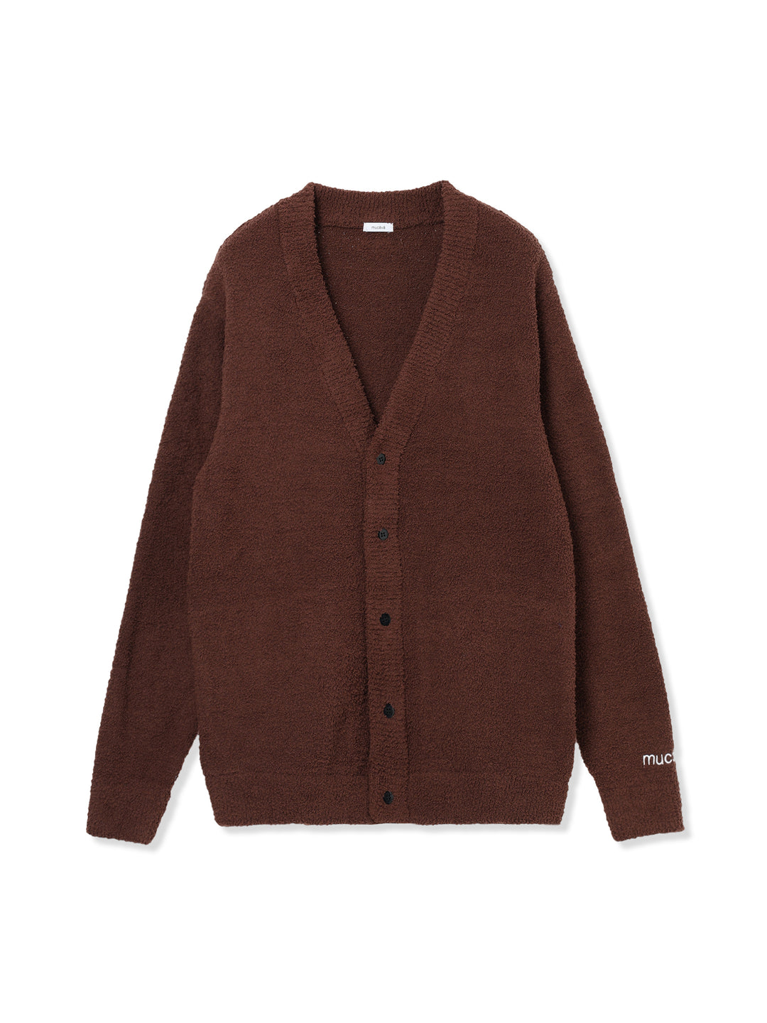 モールニットカーディガン (ブラウン)