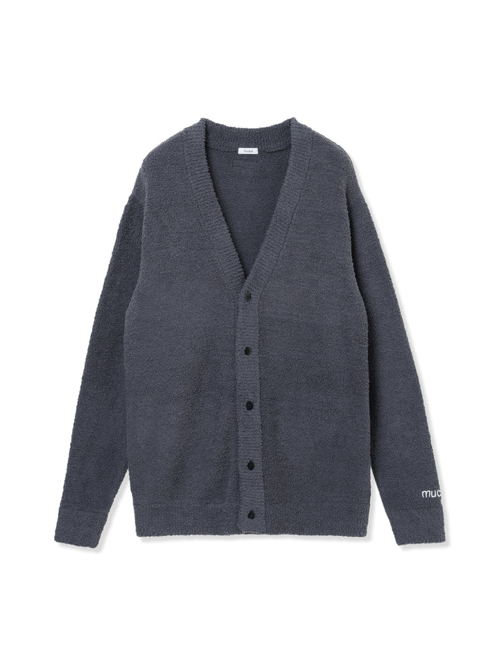 モールニットカーディガン (チャコール)
