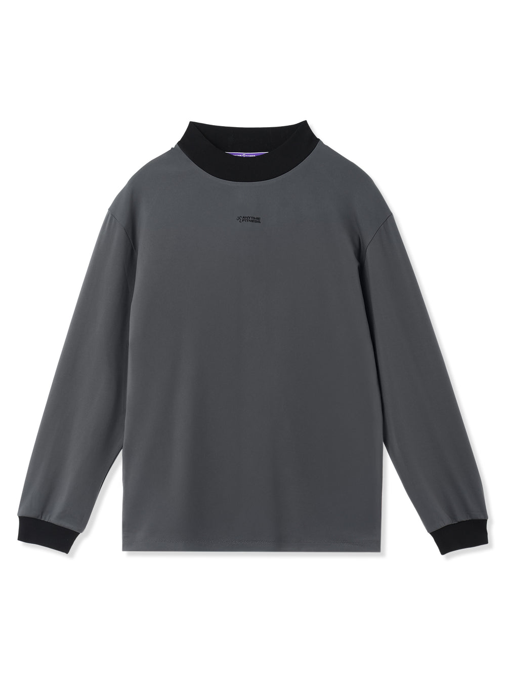 BICOLOR RIB TEE (グレー)