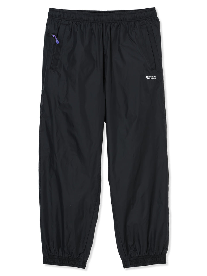 NYLON WIND BREAKER PANTS (men) (ブラック)