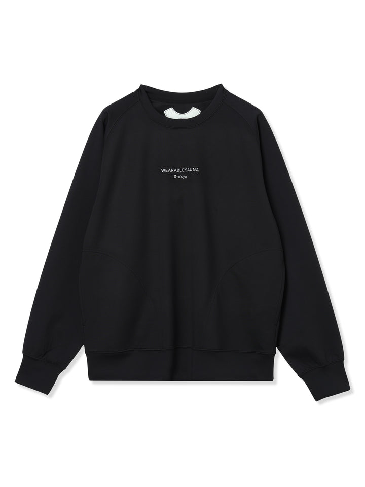 ウェアラブルサウナPRO スウェット トップス (ブラック)