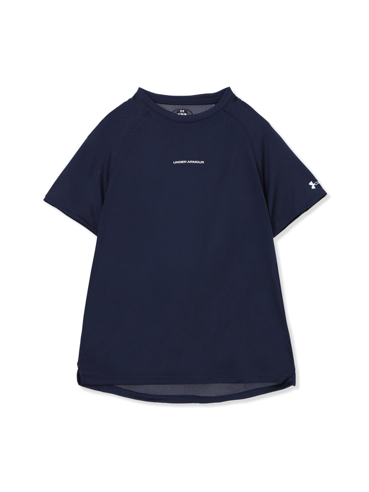 UAロングショット ショートスリーブTシャツ (ネイビー)