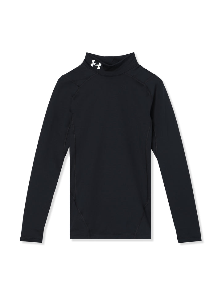 UACG Armour コンプレッション ロングスリーブ モックネック シャツ (ブラック)