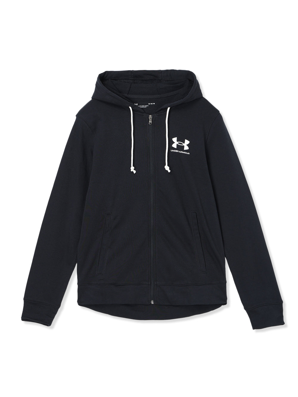 UAライバルテリー フルジップ フーディー (ブラック)