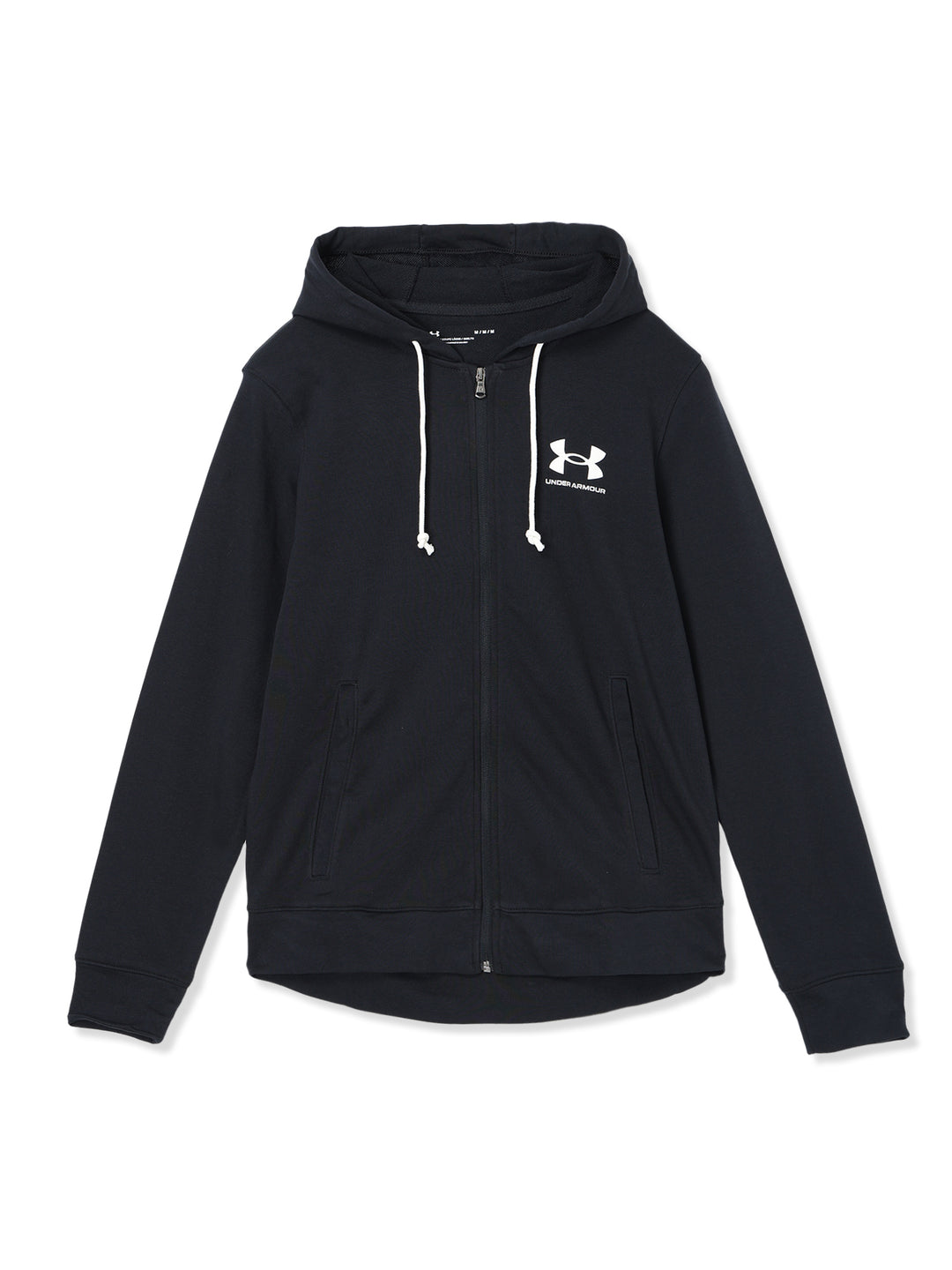 UAライバルテリー フルジップ フーディー (ブラック)