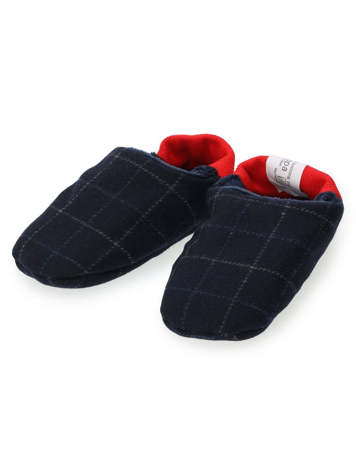 リサイクルウール×マイクロボア・ネイビー 1