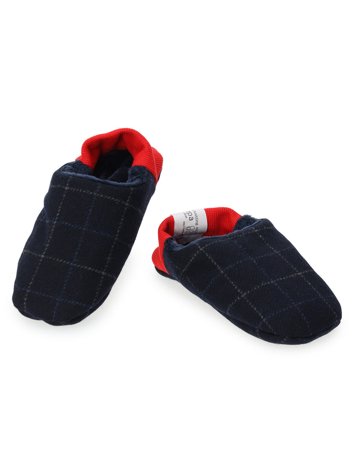 リサイクルウール×マイクロボア・ネイビー (-)