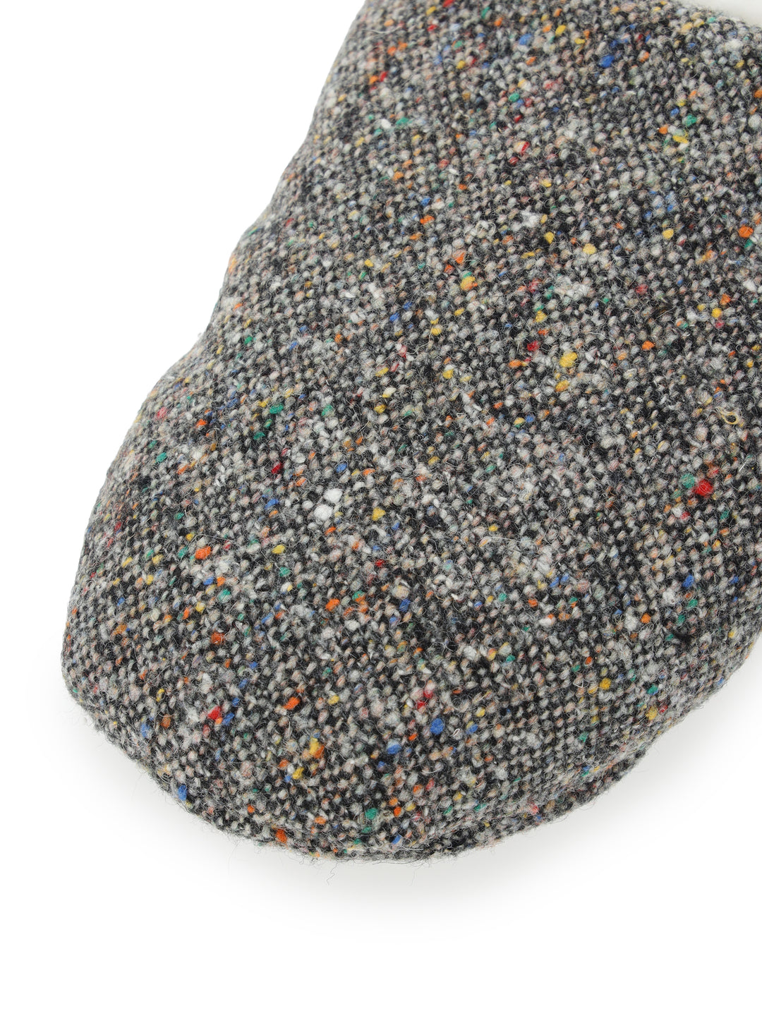 ホッピングネップツイード×シープボア・グレー 4