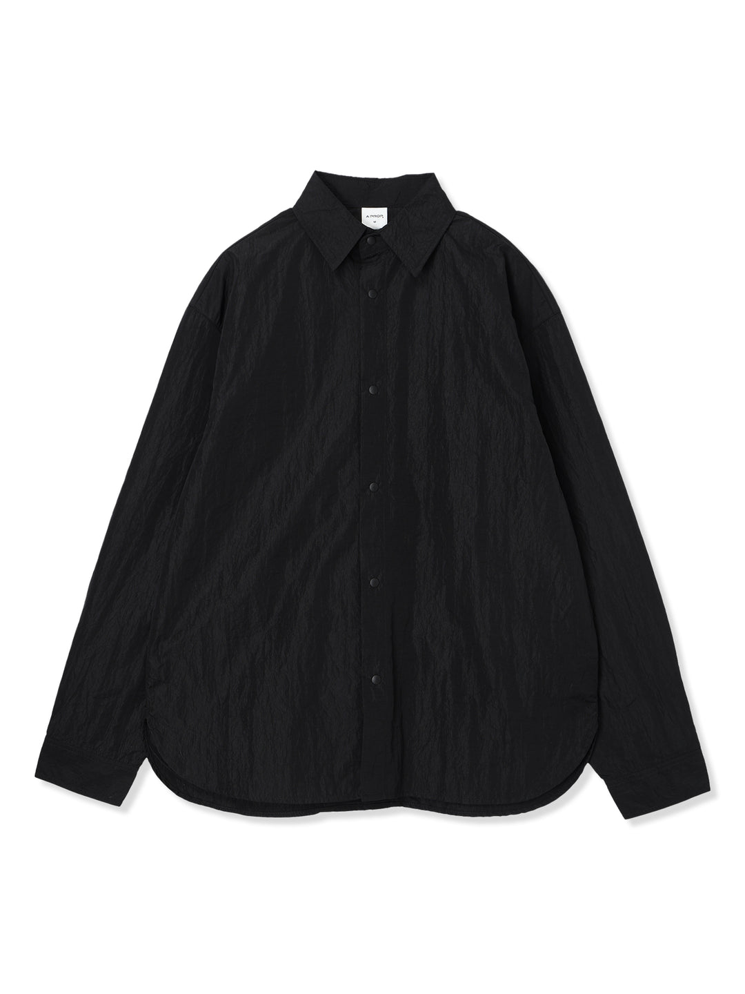 シャイニーナイロンシャツ (ブラック)