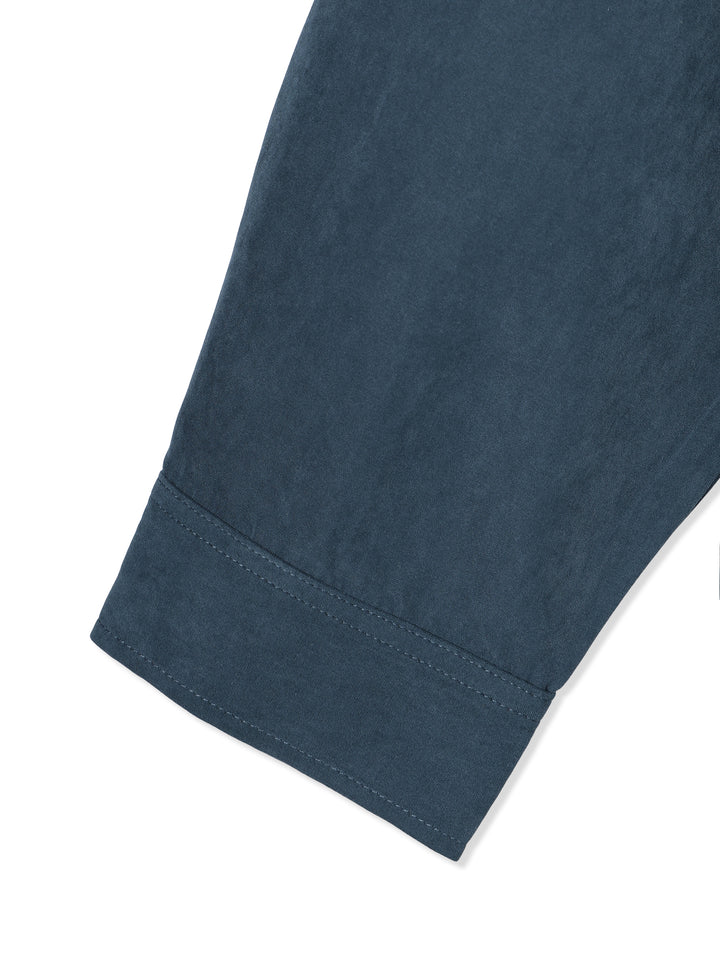 ピーチスキンバンドカラーシャツ 4