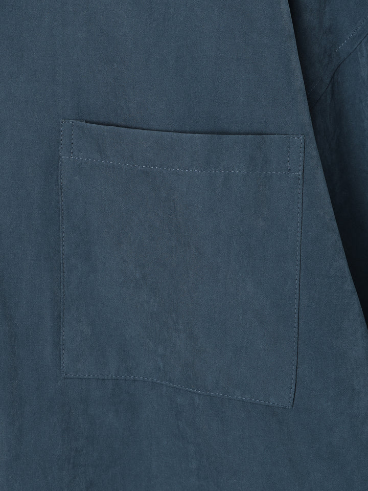 ピーチスキンバンドカラーシャツ 3