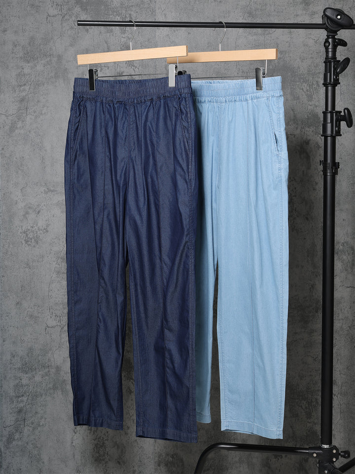 コットンナイロンデニムパンツ 5