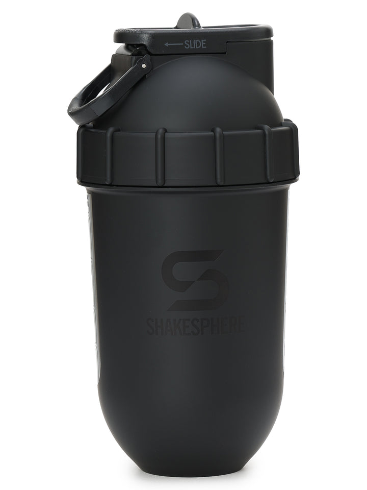 プロテインシェイカーボトル 700ml タンブラービュー (ブラック)