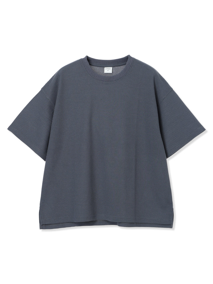 ワッフルTシャツ (チャコール)