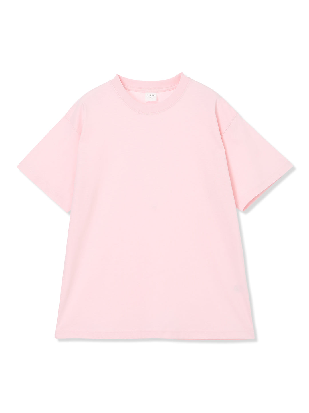 クルーネックTシャツ (Lピンク)
