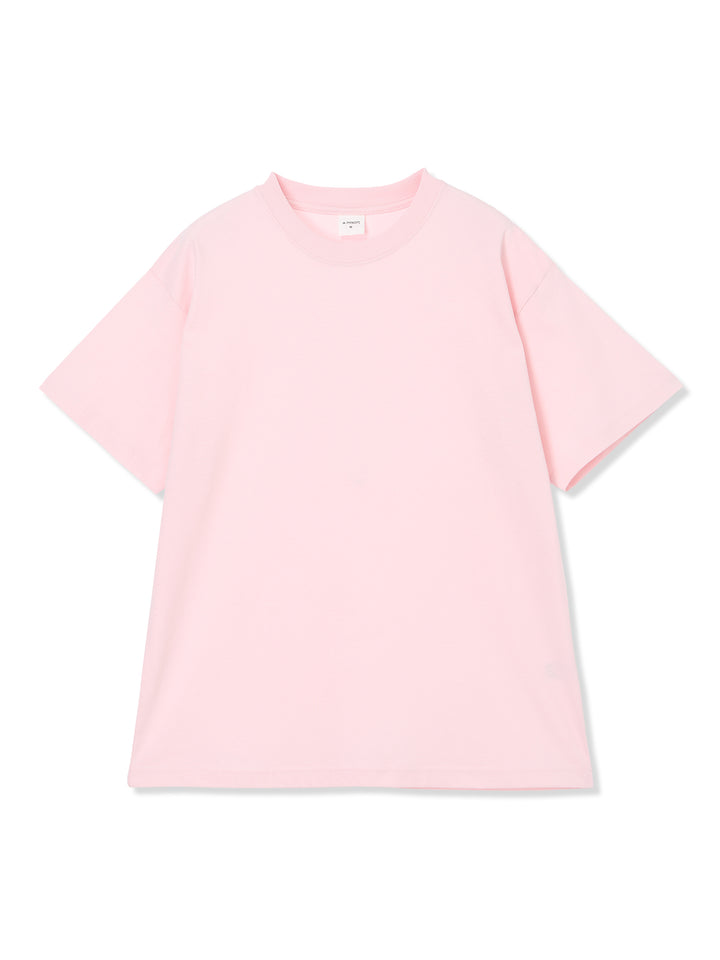 クルーネックTシャツ (Lピンク)