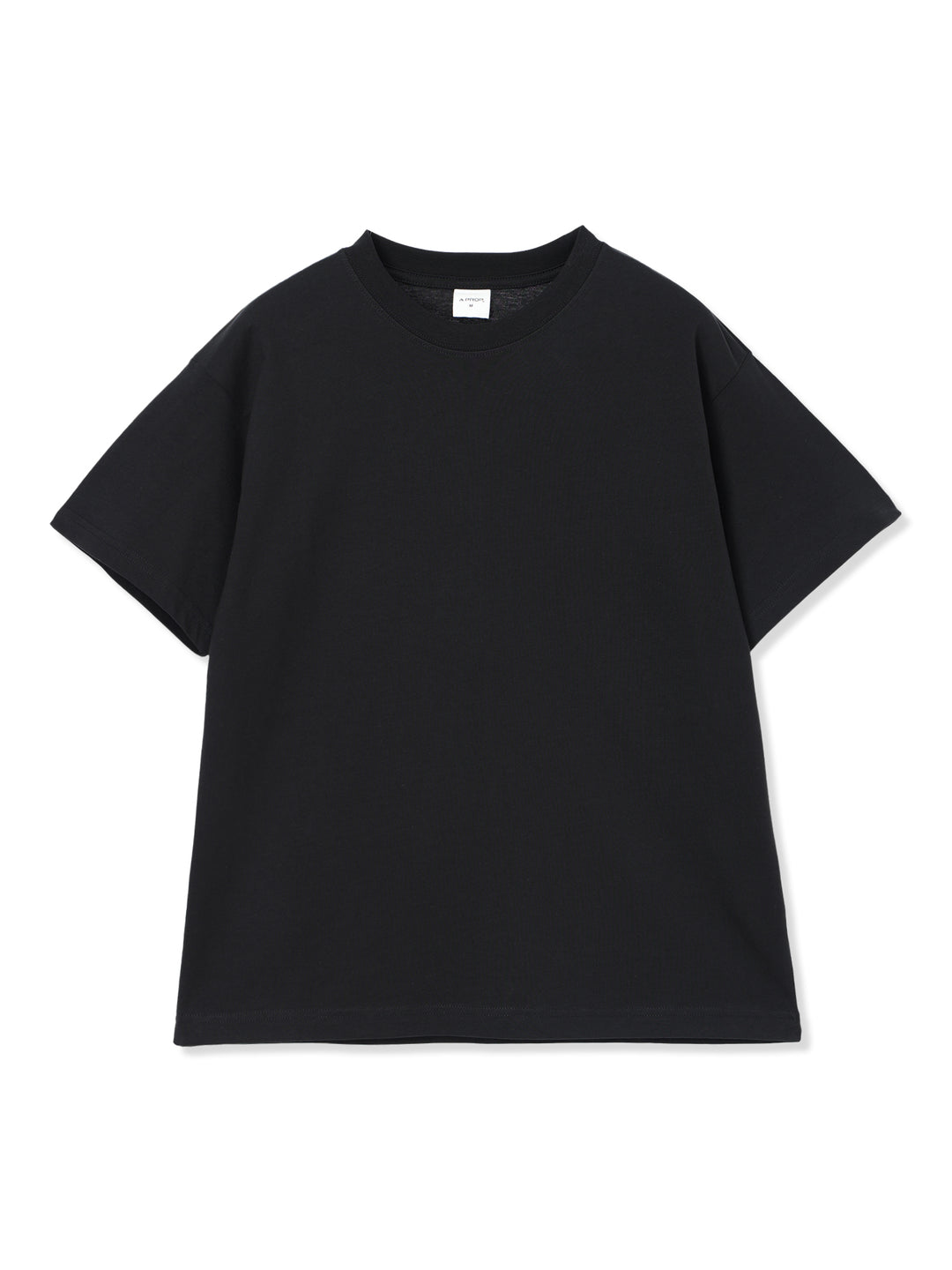 クルーネックTシャツ (ブラック)