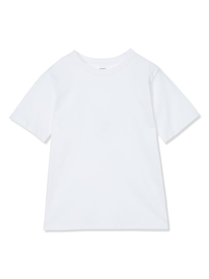 クルーネックTシャツ[レディース] (ホワイト)
