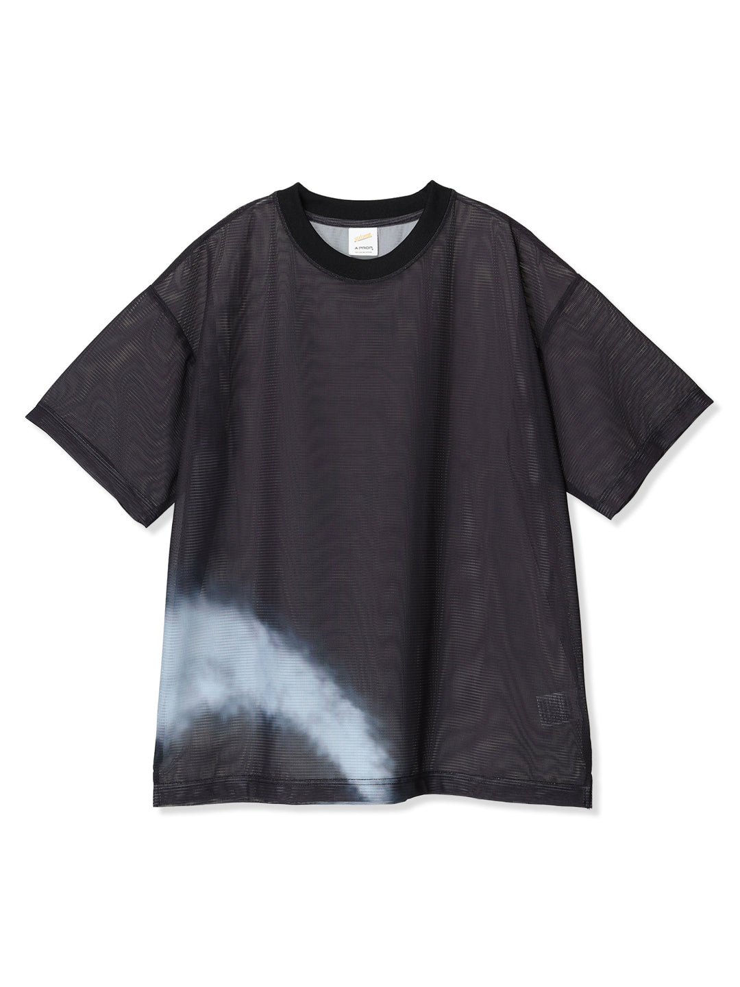 sportswear別注ドリッピングプリントメッシュTシャツ