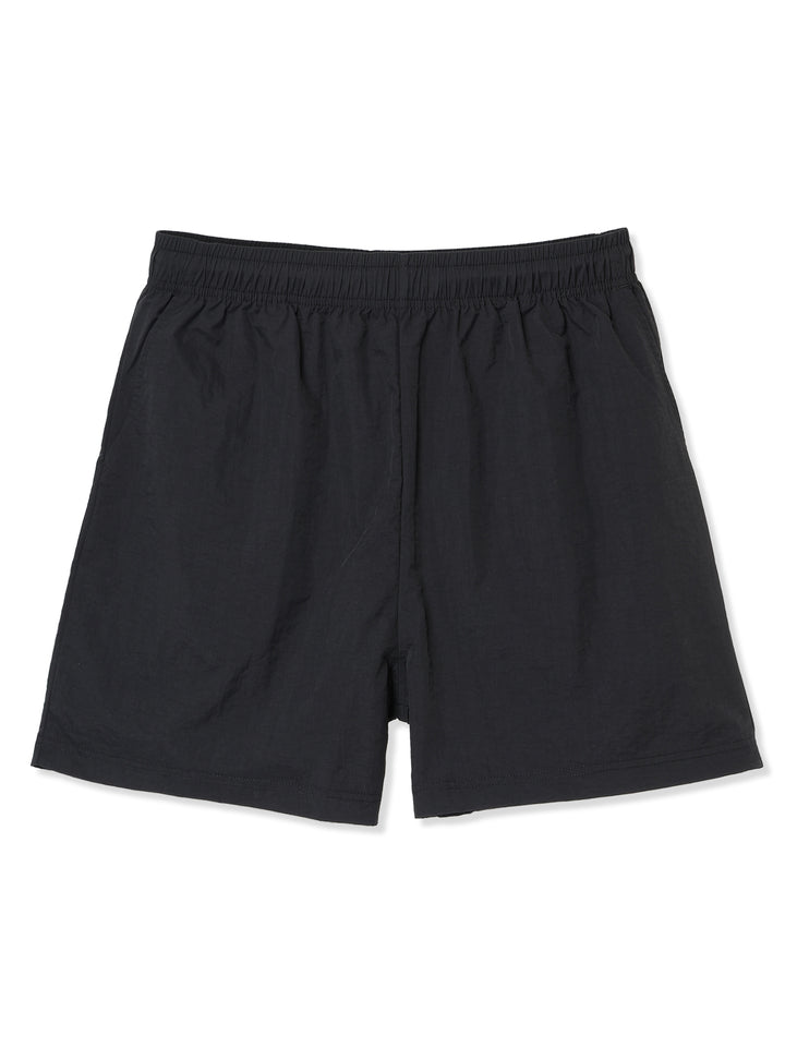 sportswear別注ナイロンワッシャーショートパンツ (ブラック)