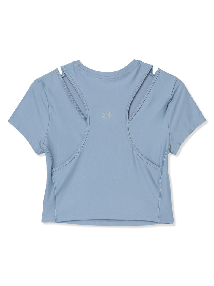UA ヒートギア クロップ ショートスリーブ Tシャツ【レディース】 1
