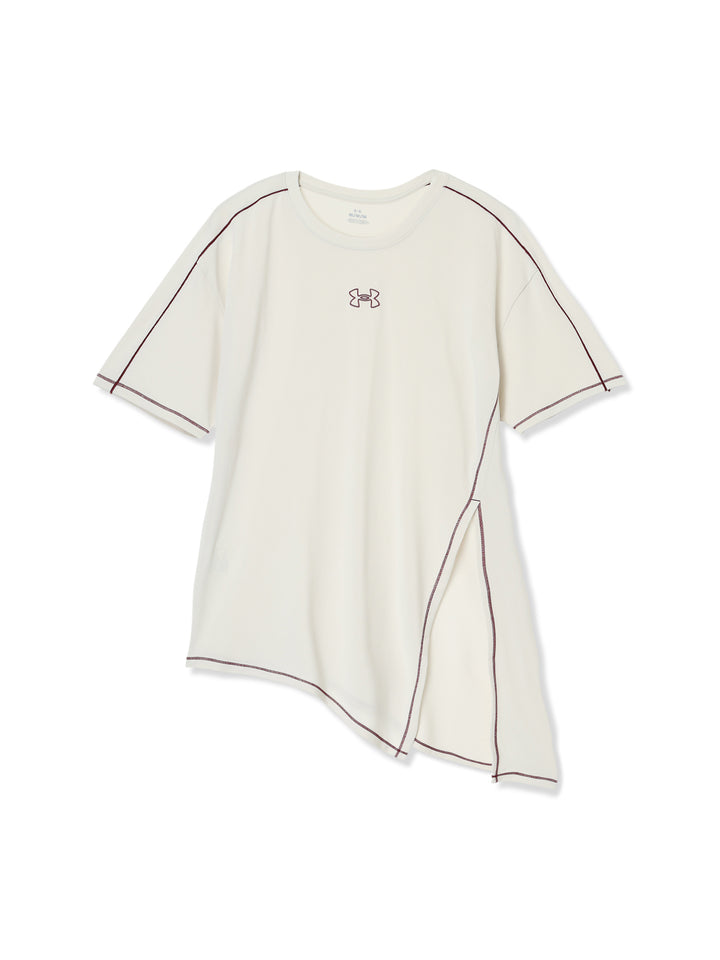 UA テック オーバーサイズ タイドアップ ショートスリーブ Tシャツ【レディース】