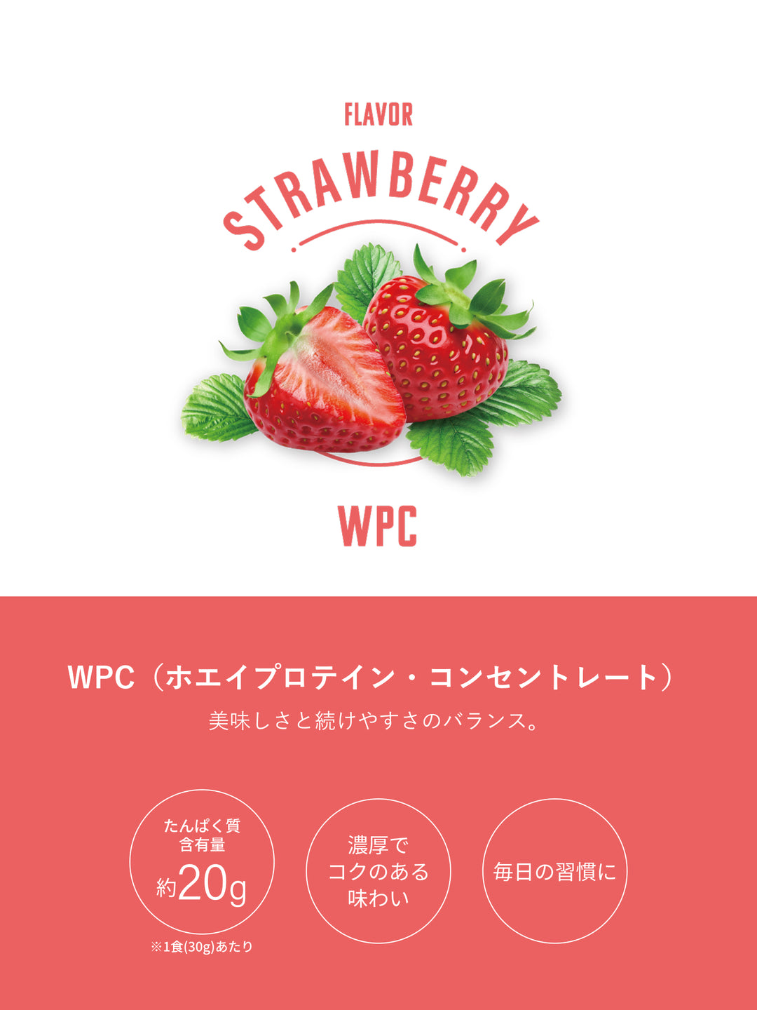 PROTEIN WPC［ストロベリー］
