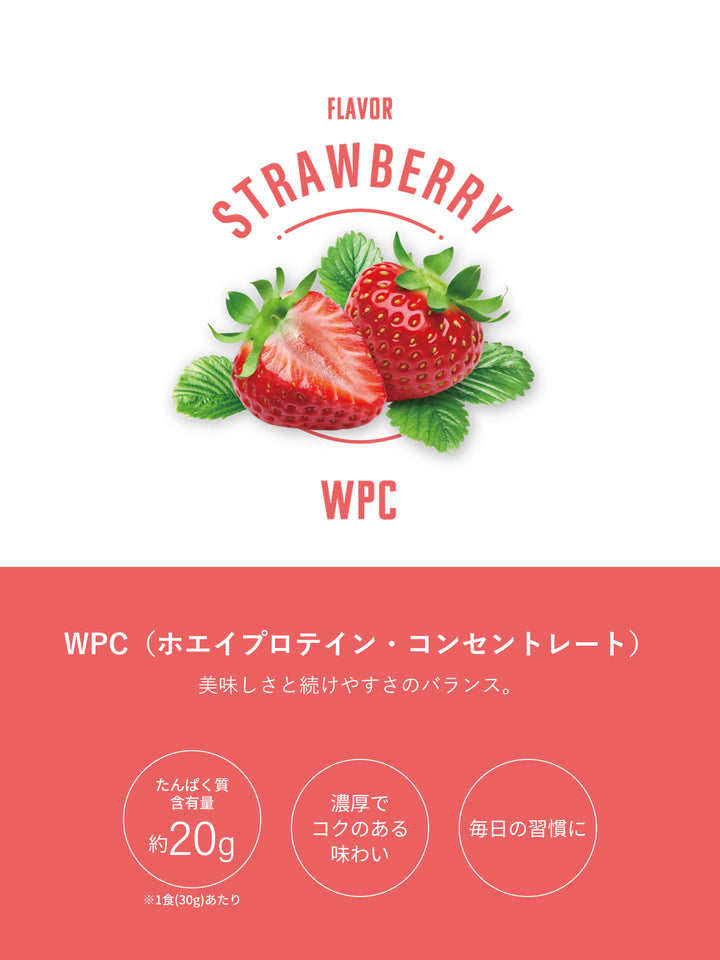 PROTEIN WPC［ストロベリー］