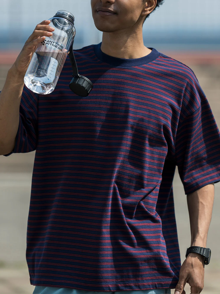 sportswear別注マルチボーダーTシャツ