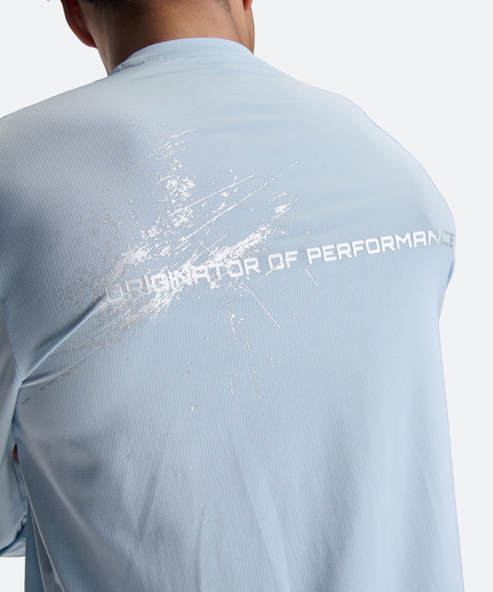 UA ストレッチ グラフィック ロングスリーブシャツ