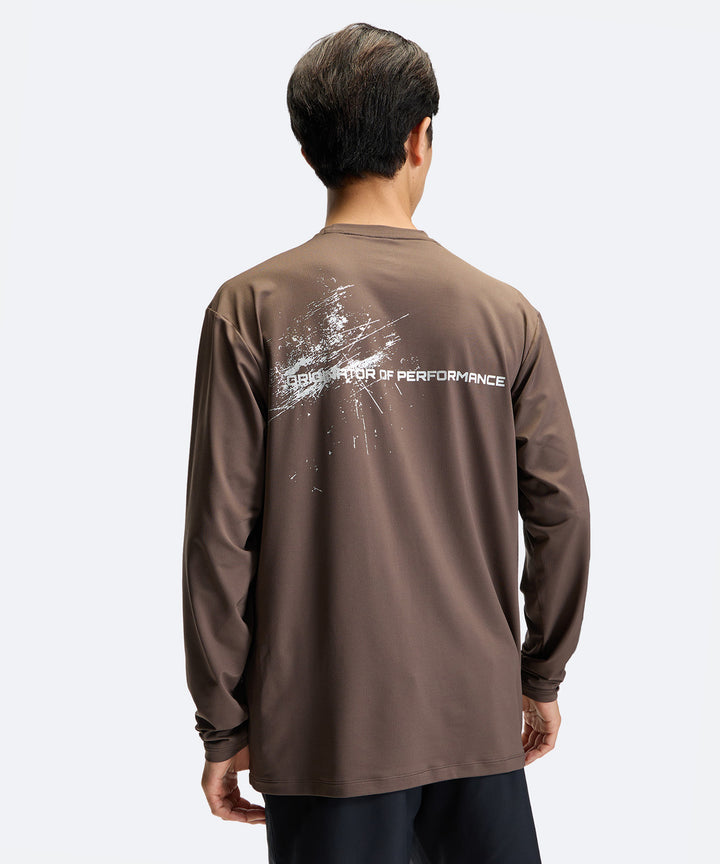UA ストレッチ グラフィック ロングスリーブシャツ