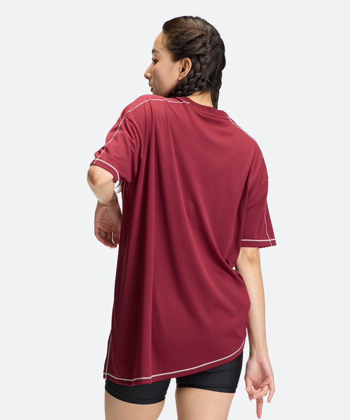 UA テック オーバーサイズ タイドアップ ショートスリーブ Tシャツ【レディース】